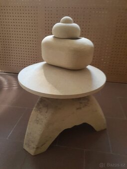 Japonská kamenná pagoda na zahradu nová - 2