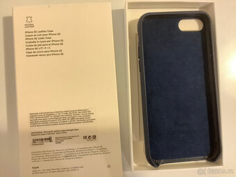 Nový kožený Apple Leather Case pro iPhone SE (2020/‘22)/8/7 - 2