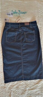 Dámská jeans sukně, stretch, John Baner, nová. - 2