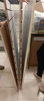 Drážkový panel bílý SLAT - 2