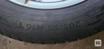 Zimní pneumatiky BARUM 205/55 R 16 T na alu discích - 2