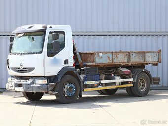 Renault MIDLUM 240.16, KONTEJNEROVÁ NÁSTAVBA PALFINGER PALFI - 2