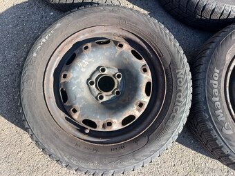 Plech. kola R14 ze škoda fabia 1 + starší zimní pneu 165/70 - 2