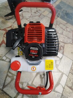 Půdní vrták motorový 6HP 4,41kW + 3 VRTÁKY - 2
