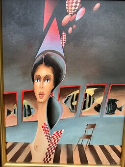 Obraz VERNISÁŽ - sig. BOHUMIL NEČAS - 2