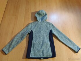 Dívčí mikina z pleteného fleecu,vel.134/140 - 2