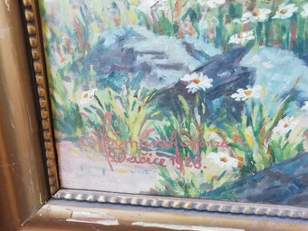 Prodám obraz Dačice z roku 1926 - pouze osobní odběr v Kolín - 2