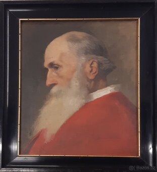 Obraz originál L.N. Tolstoj autor Marie Muller portrétistka - 2