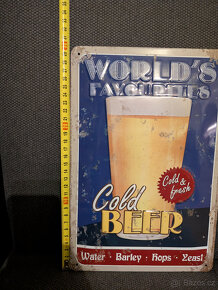 Plechová cedule Beer Nostalgic art - 2