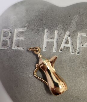 Zlatý přívěšek konvička - 2