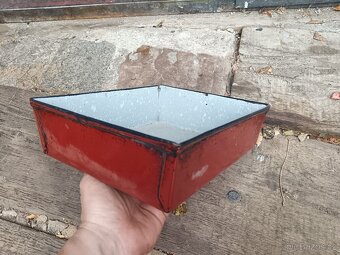 Starý smaltovaný pekáč - 2