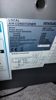 Mobilní klimatizace Sinclair AMC 11 AN - 2
