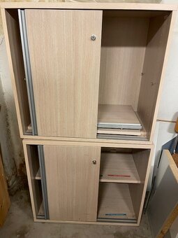 Skříňka kancelářská 2ks - 2