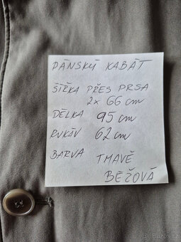 Pánský kabát - 2