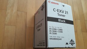 Canon C-EXV21 Black, originál, nový. Pro iRC2380 - 2