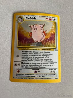 CLEFABLE HOLO JUNGLE VINTAGE CARD POKEMON - 2