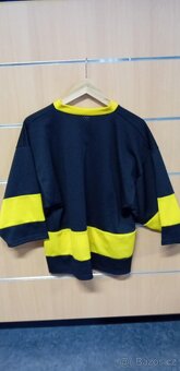 hokejový dres velikost 140 černo žlutý nový - 2