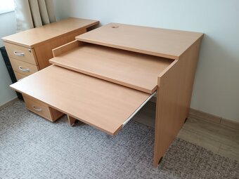Kancelářský pracovní stůl a kontejner Hobis - 2
