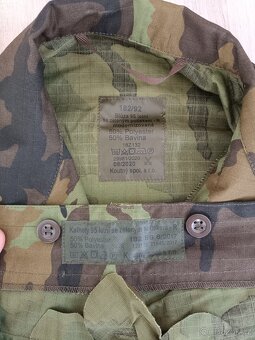 Kalhoty letní 182/88 + blůza 182/92 AČR 700,- za kus - 2