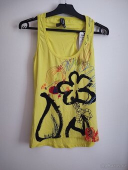 NOVÉ tílko Desigual - žluté - 2