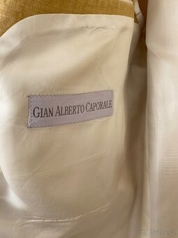 Pánské lněné sako Gian Alberto Caporale - 2