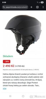 ✅ Nová Alpina prilba - 2