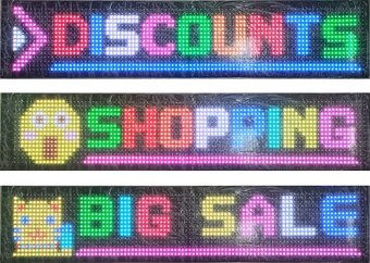 Barevná světelná LED reklama poutač pás flexibilní i do auta - 2