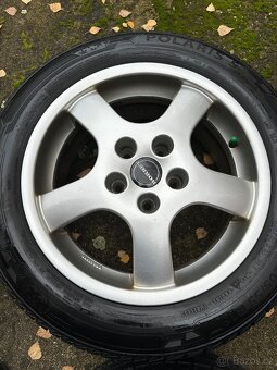Alu kola Borrbet 5x122 r16, zimní pneu 205/55/16 - 2