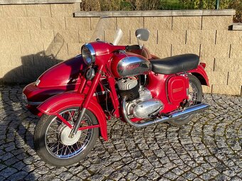 Jawa 250 panelka , Velorex sidecar - 2