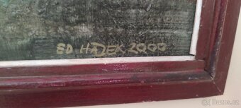 Obraz Poloha práce (2000) Eduard Hájek - 2