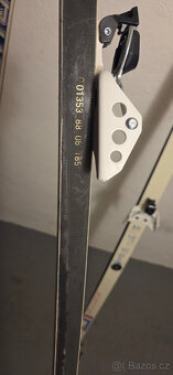 Staré běžky 185cm Polár se 75kou vázáním - 2