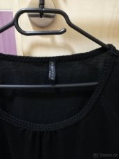 Černé triko s dlouhým rukávem - 2