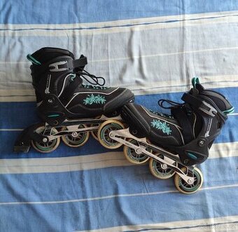 Inline brusle kolečkové brusle - 2