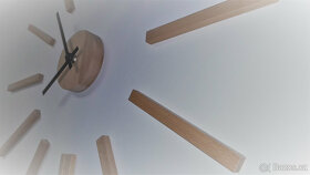 Nástěnné nalepovací dřevěné hodiny - 2