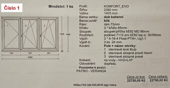 Plastové okna, balkonové dveře VEKRA - 2