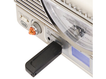 Gramofon Trevi TT 1062/WH Retro music system,MP3/SD/USB - 2