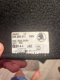 Originální autokoberečky značky Škoda - 2