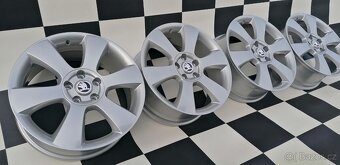 Alu kola 5X112 ,18,Superb,Octavia,Karoq - TOP STAV - 2