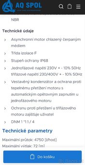 Ebara IDROGO M 40/12 A ponor. čerpadlo s plovákem - 2