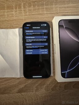 Prodám iPhone 16Pro Max 256GB Black Titanium - 2