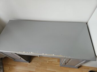 Pracovní stůl šedý - 2