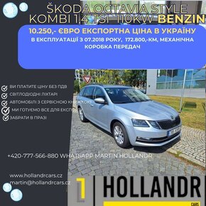 Octavia 2018 1,4 Tsi 110kw manuál odpočet DPH - 2