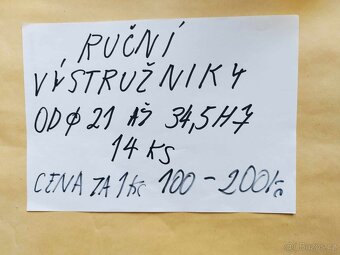 Ruční výstružníky Ø 21-34,5mm H7 - 2