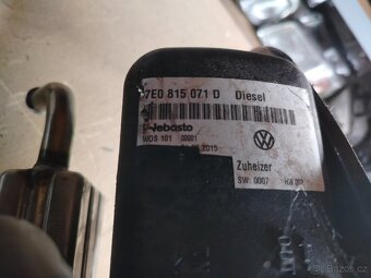 VW T5 facelift topení Webasto 7E0 815 071 D - 2