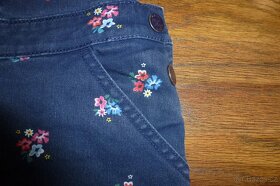 Riflové šaty / sukně s laclem H&M 122/128 - 2