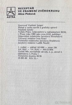 Receptář ve znamení zvěrokruhu (A. Pinková) - 2