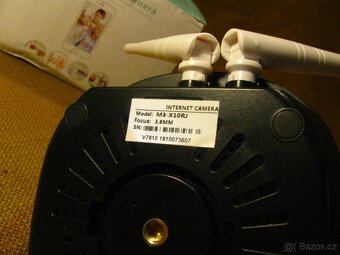 WiFi IP Kamera otočná nová INTERNET CAMERA M3 - X10RJ - 2
