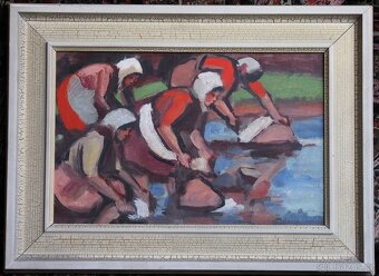 MORAVEC A. obraz "Pradleny" - 2