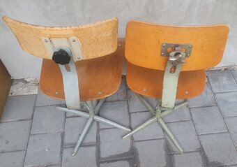 Industriální židle 4ks - 2