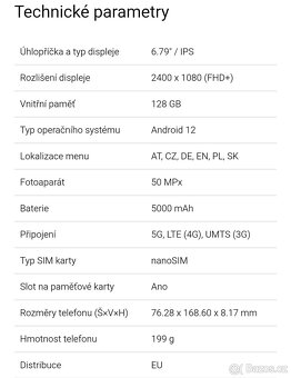 Prodám Xiaomi Redmi Note 12 5G - 2